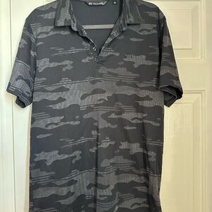 Travis Mathew Gray Camo Polo Shirt